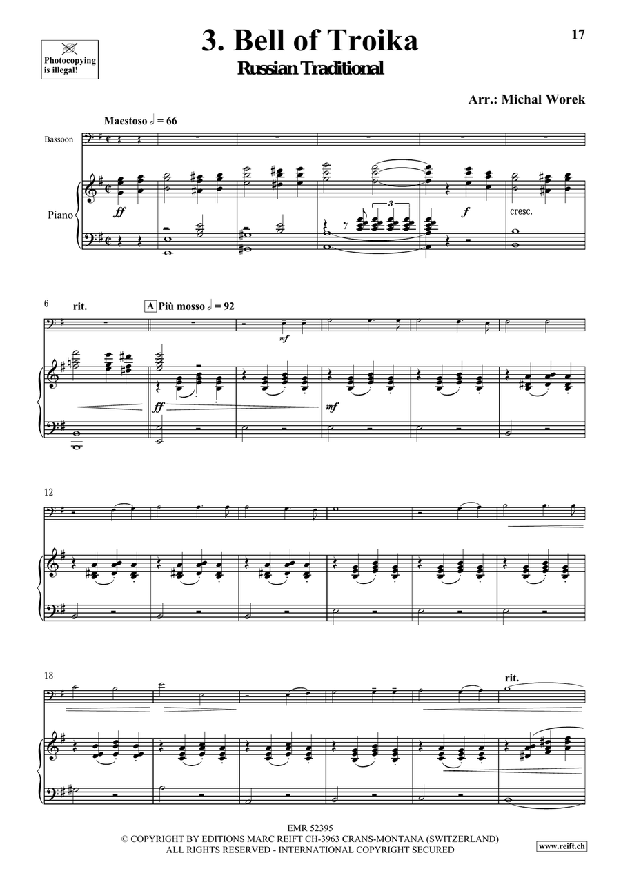 Around The World Volume 1 Bassoon Solo scores gallery preview page 9