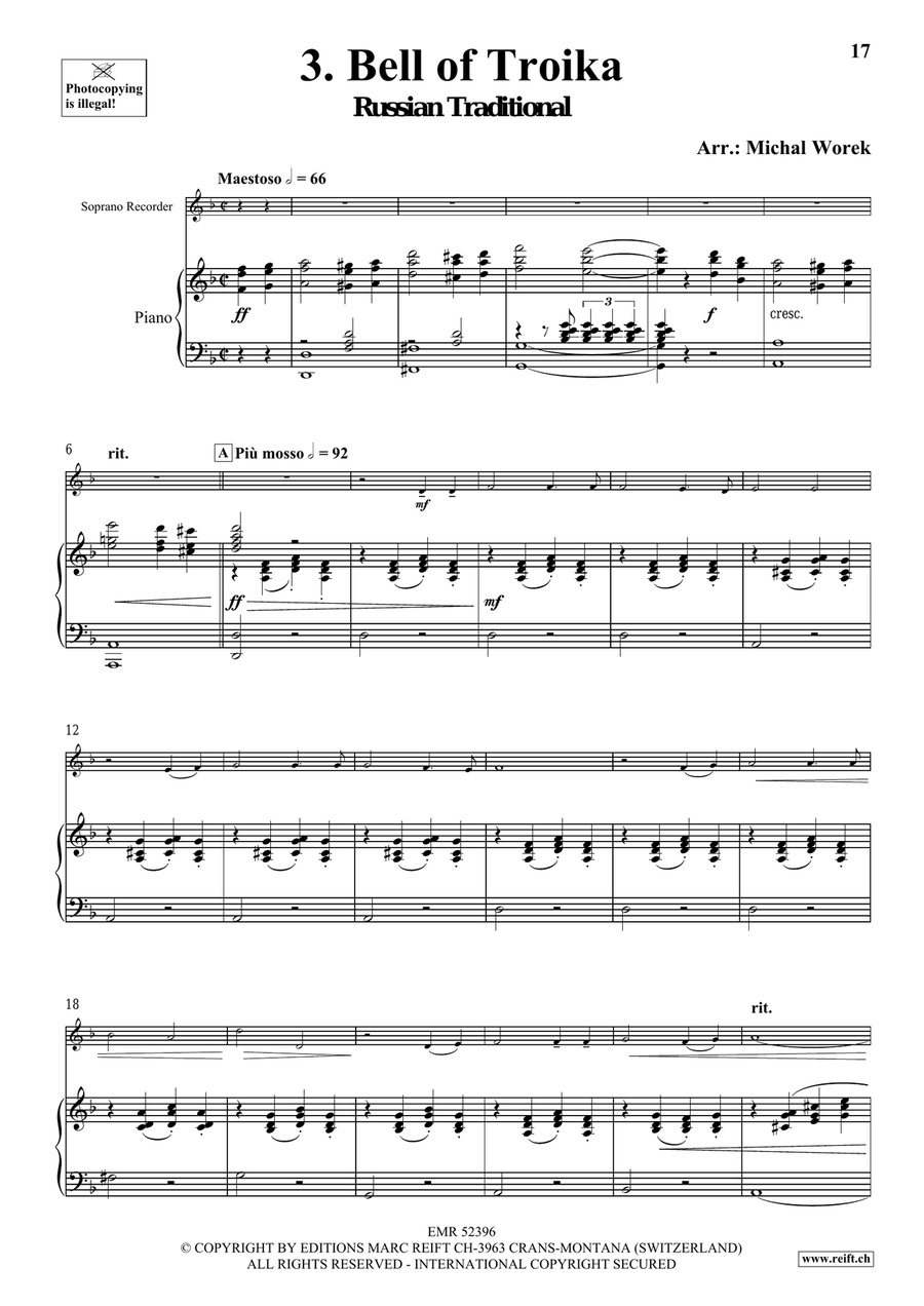 Around The World Volume 1 Soprano Recorder scores gallery preview page 9