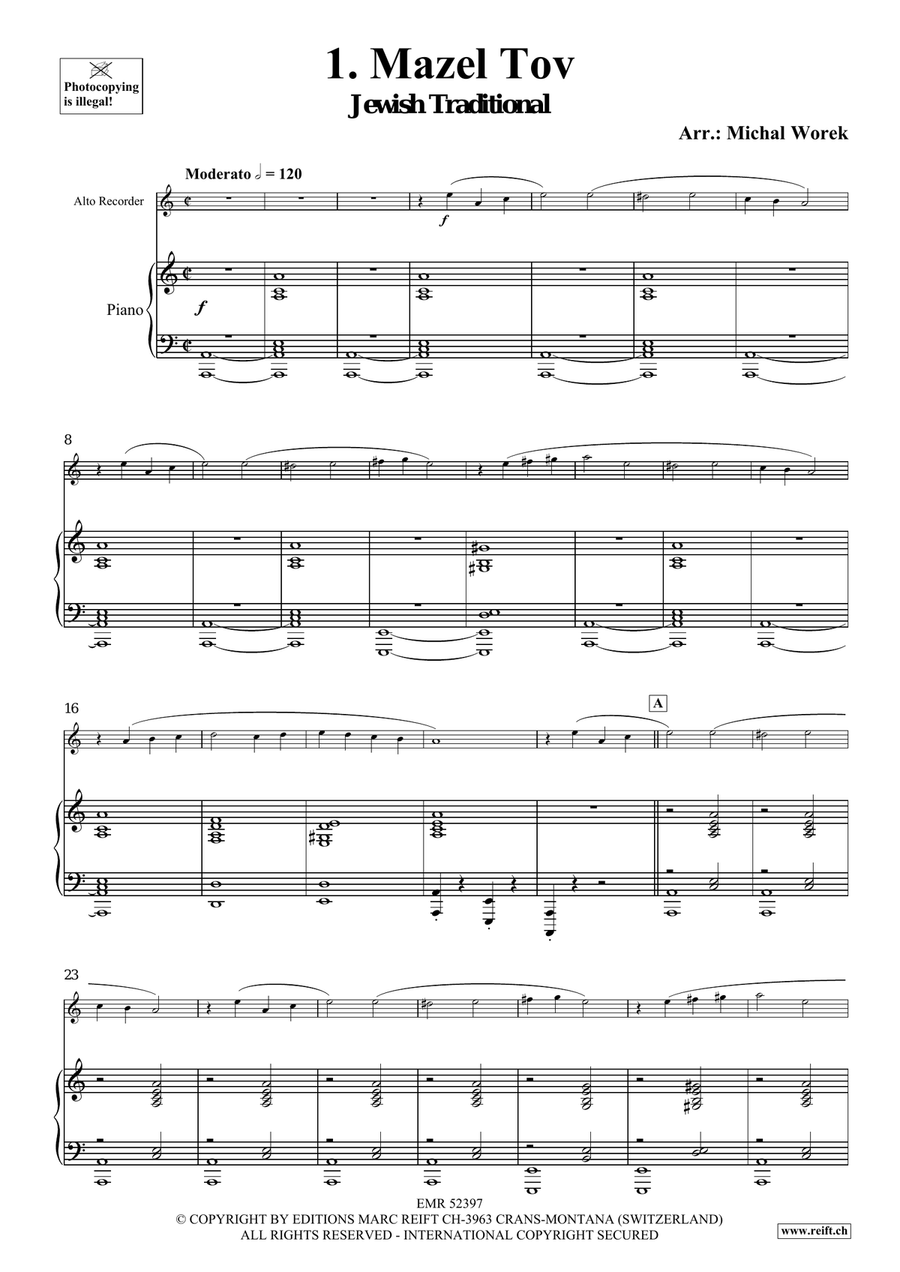 Around The World Volume 1 Alto Recorder scores gallery preview page 5
