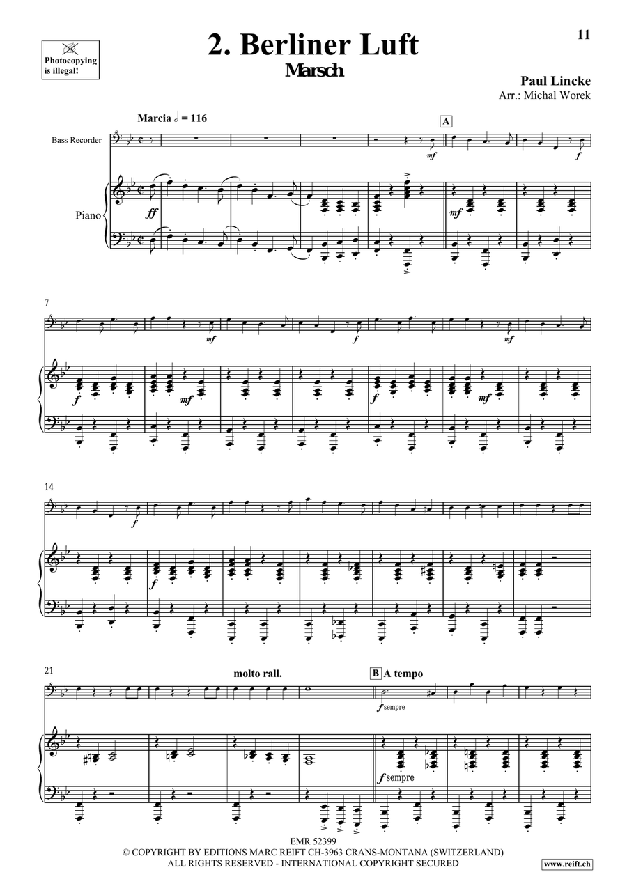 Around The World Volume 1 Bass Recorder scores gallery preview page 7