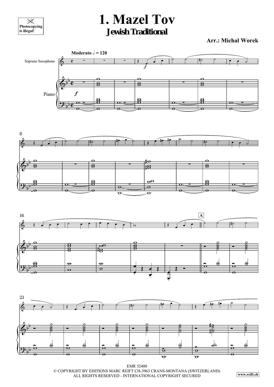 Around The World Volume 1 Soprano Saxophone scores gallery preview page 5