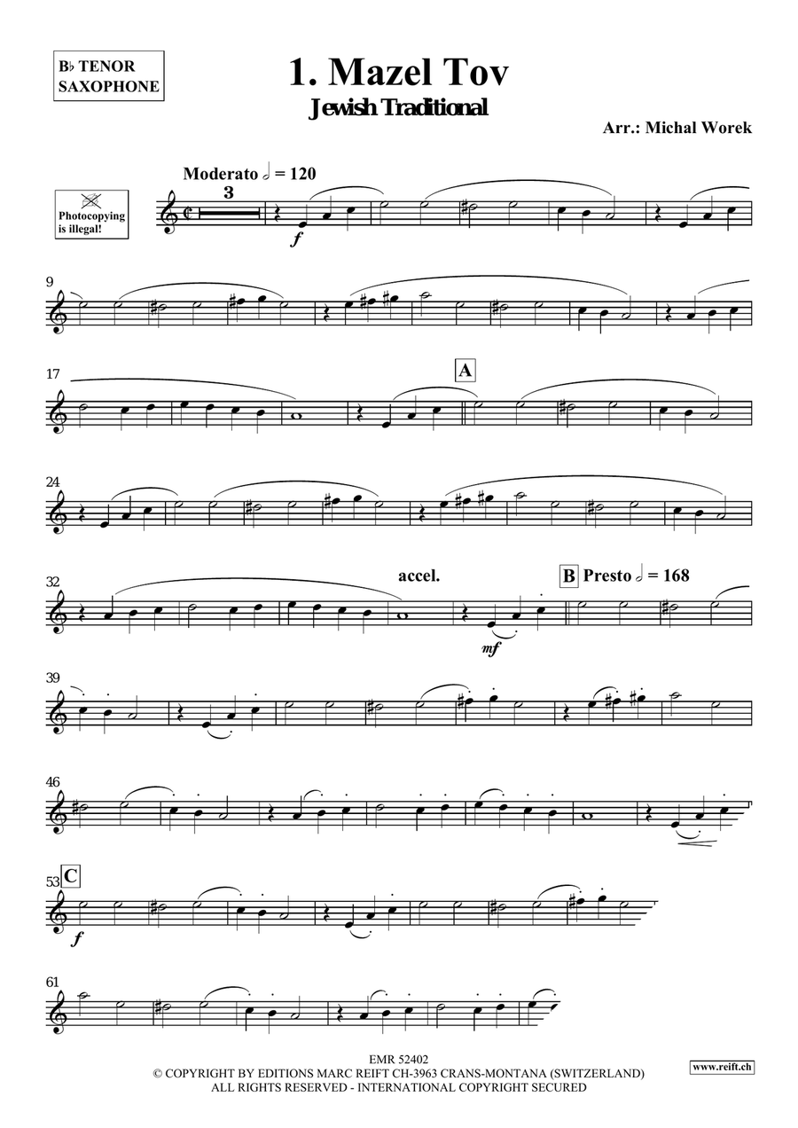 Around The World Volume 1 Tenor Saxophone scores gallery preview page 4