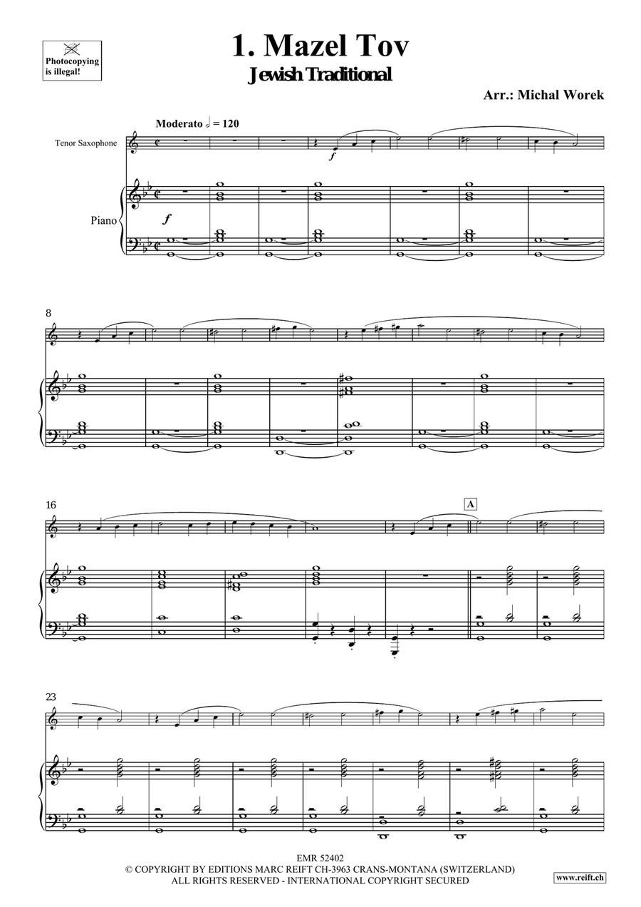 Around The World Volume 1 Tenor Saxophone scores gallery preview page 5