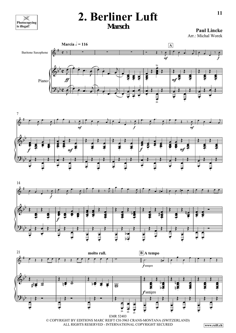 Around The World Volume 1 Baritone Saxophone scores gallery preview page 7