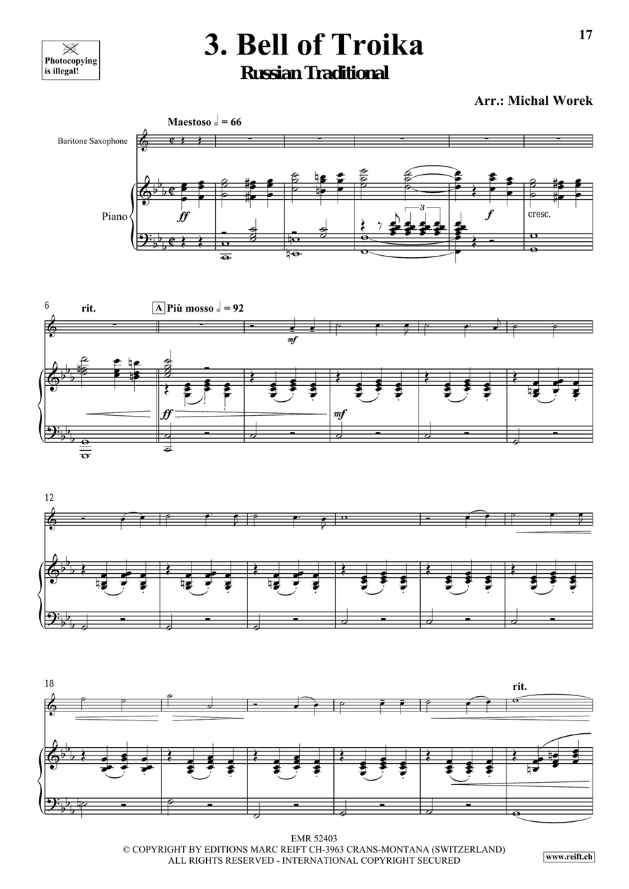 Around The World Volume 1 Baritone Saxophone scores gallery preview page 9
