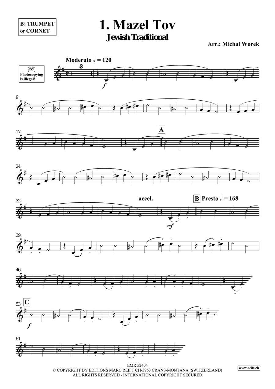 Around The World Volume 1 Cornet scores gallery preview page 4