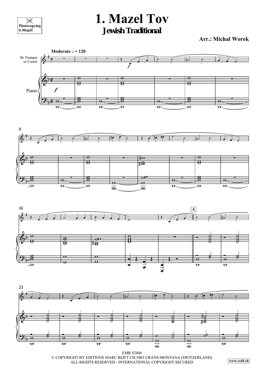 Around The World Volume 1 Cornet scores gallery preview page 5