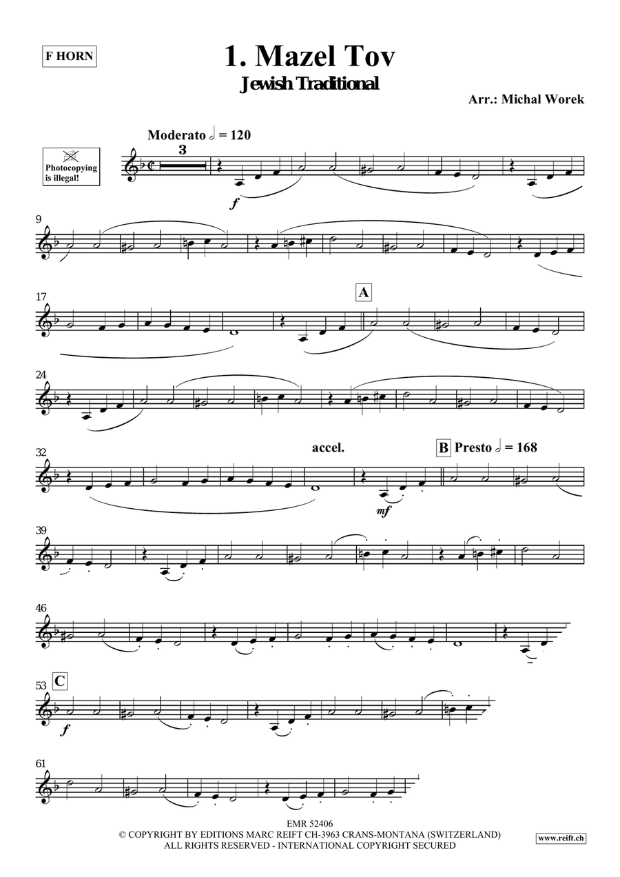 Around The World Volume 1 Horn scores gallery preview page 4