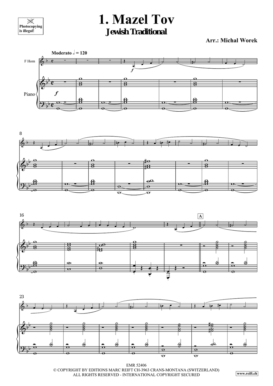 Around The World Volume 1 Horn scores gallery preview page 5
