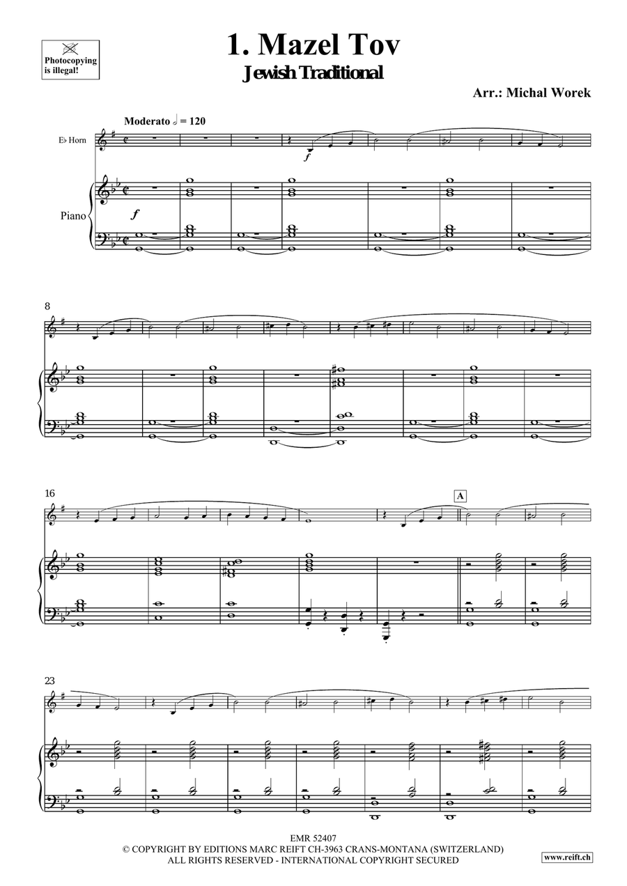 Around The World Volume 1 Horn scores gallery preview page 5