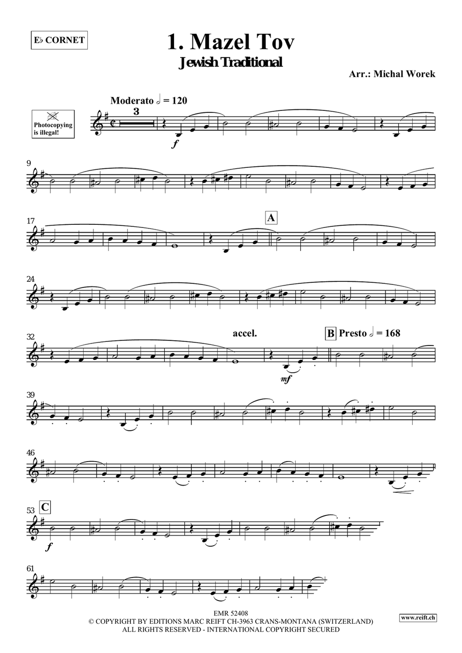 Around The World Volume 1 Cornet scores gallery preview page 4