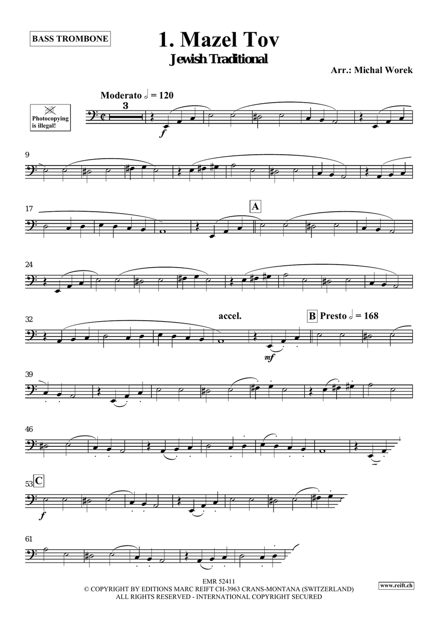 Around The World Volume 1 Trombone scores gallery preview page 4