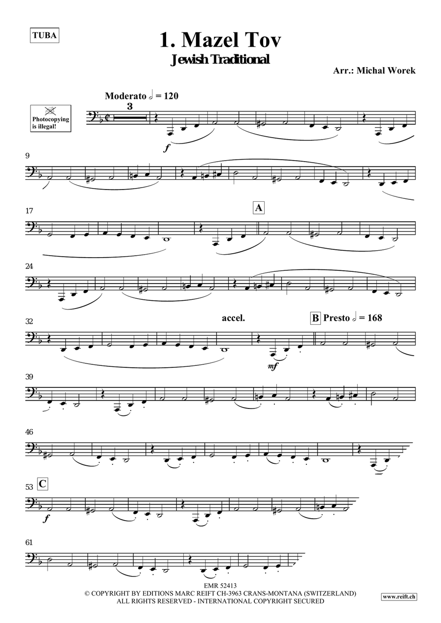 Around The World Volume 1 Tuba scores gallery preview page 4