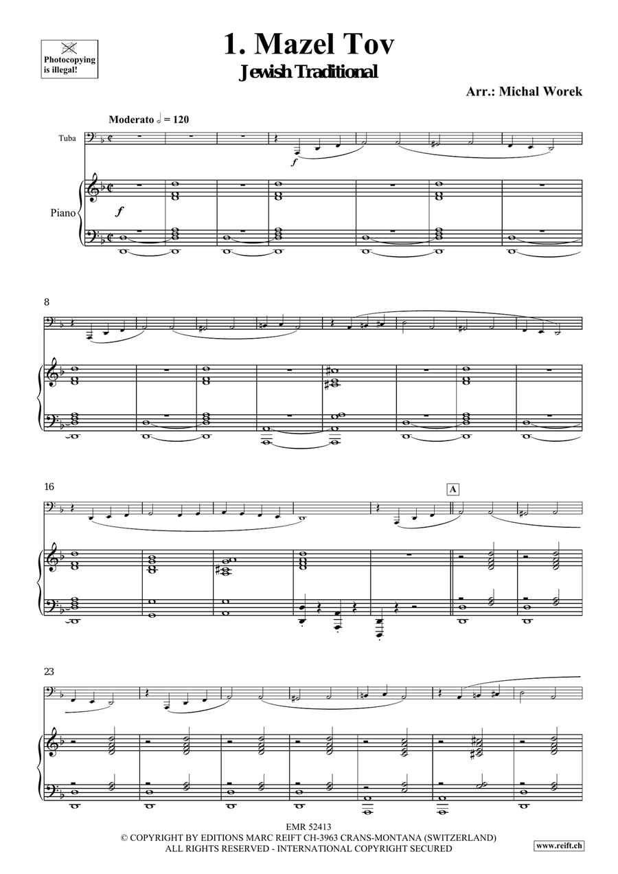 Around The World Volume 1 Tuba scores gallery preview page 5