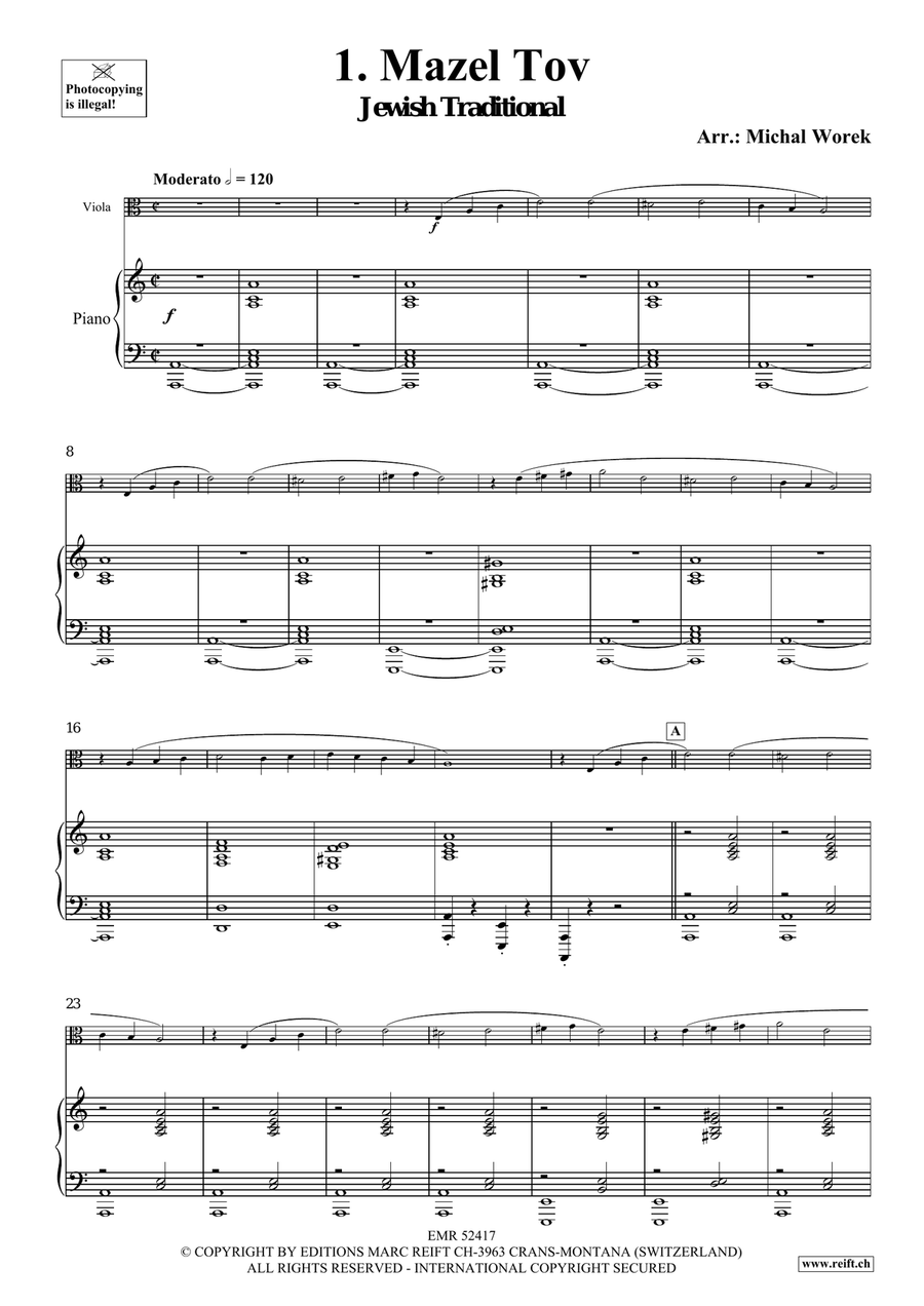 Around The World Volume 1 Viola scores gallery preview page 5