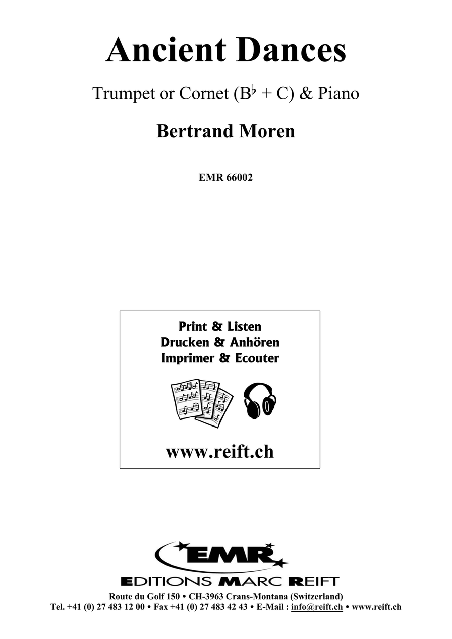 Ancient Dances by Bertrand Moren Cornet - Sheet Music page 2