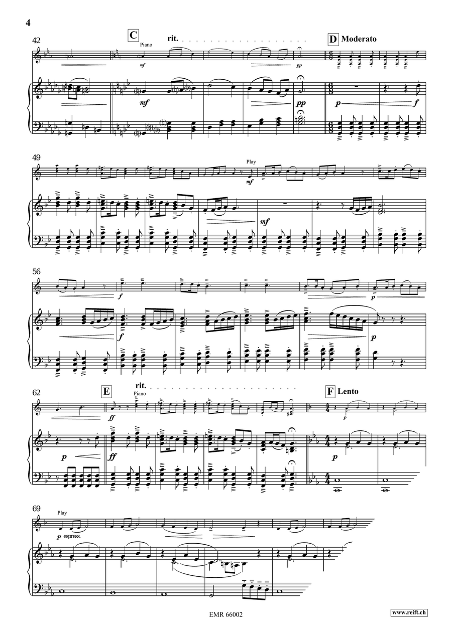 Ancient Dances by Bertrand Moren Cornet - Sheet Music page 6