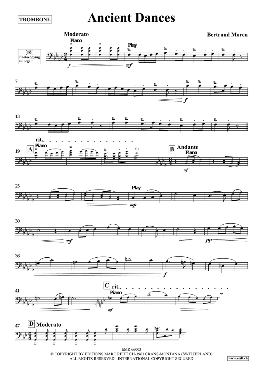 Ancient Dances Ancient Dances Piano Accompaniment scores gallery preview page 4