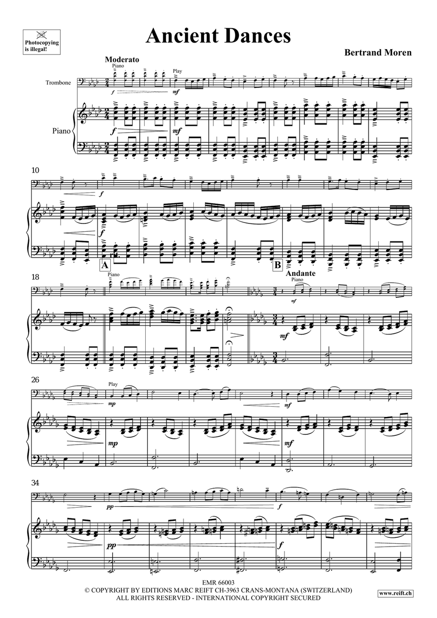 Ancient Dances Ancient Dances Piano Accompaniment scores gallery preview page 5