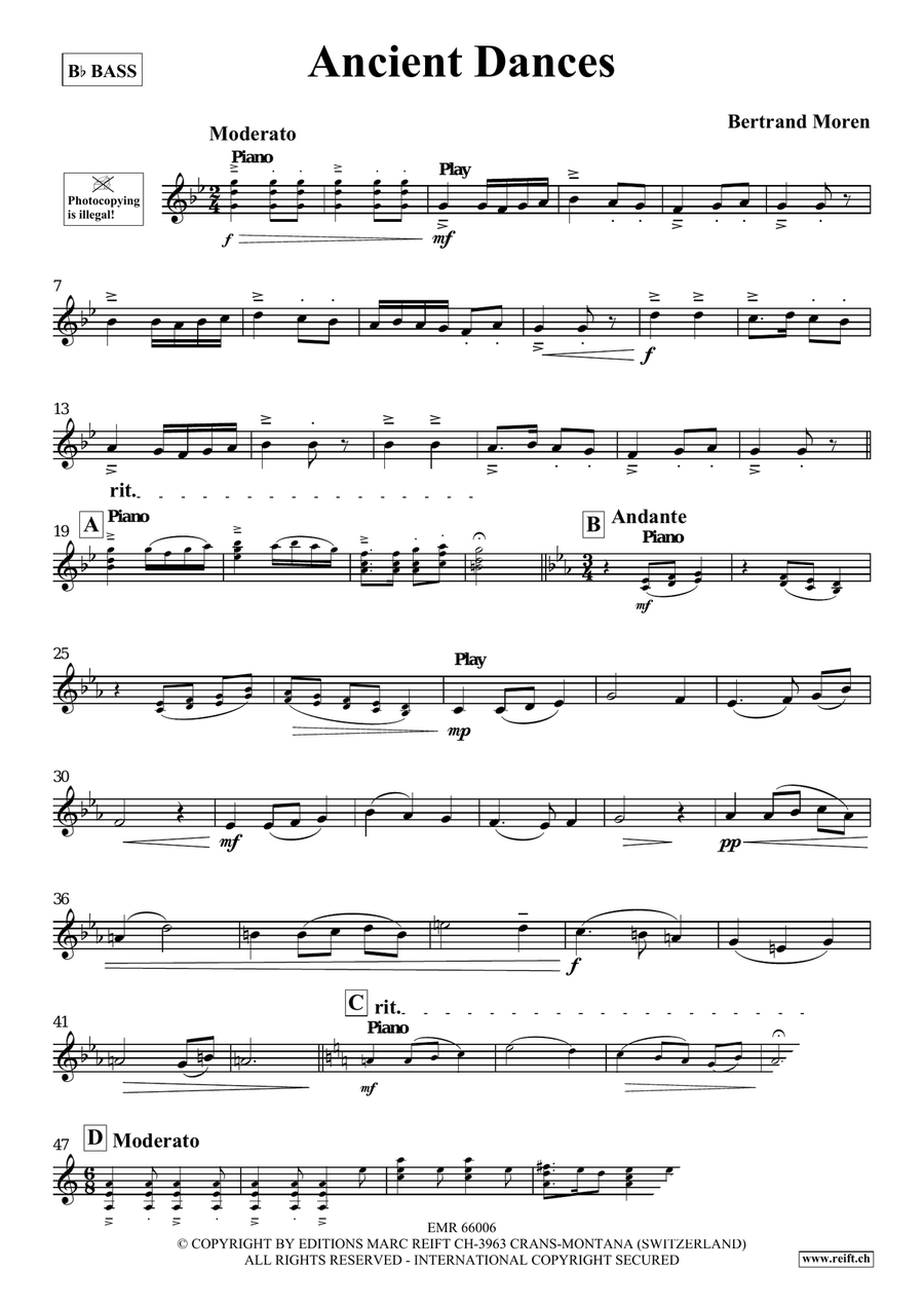 Ancient Dances Ancient Dances Voice Solo scores gallery preview page 4