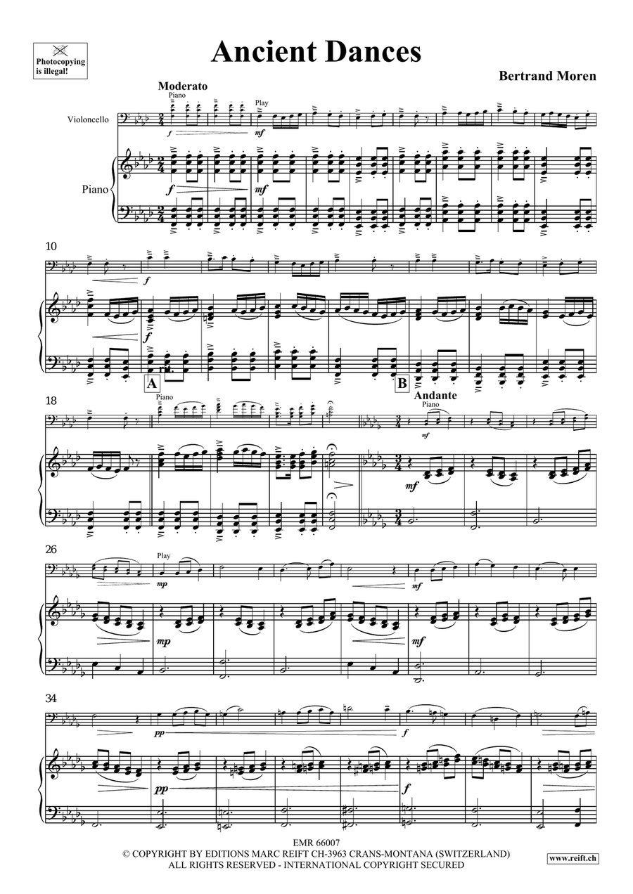 Ancient Dances Ancient Dances Piano Accompaniment scores gallery preview page 5