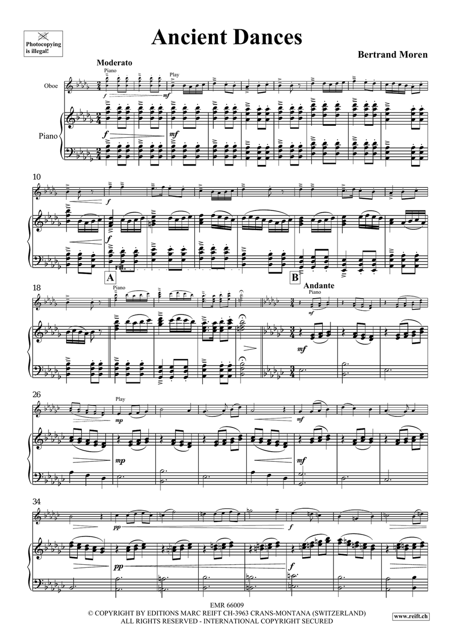 Ancient Dances Ancient Dances Piano Accompaniment scores gallery preview page 5