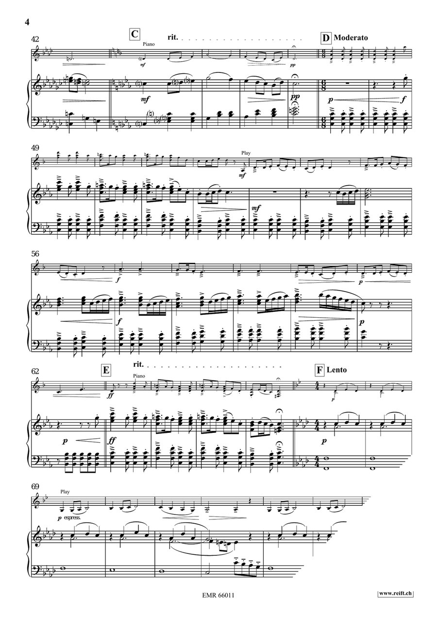 Ancient Dances Ancient Dances Bass Clarinet scores gallery preview page 6