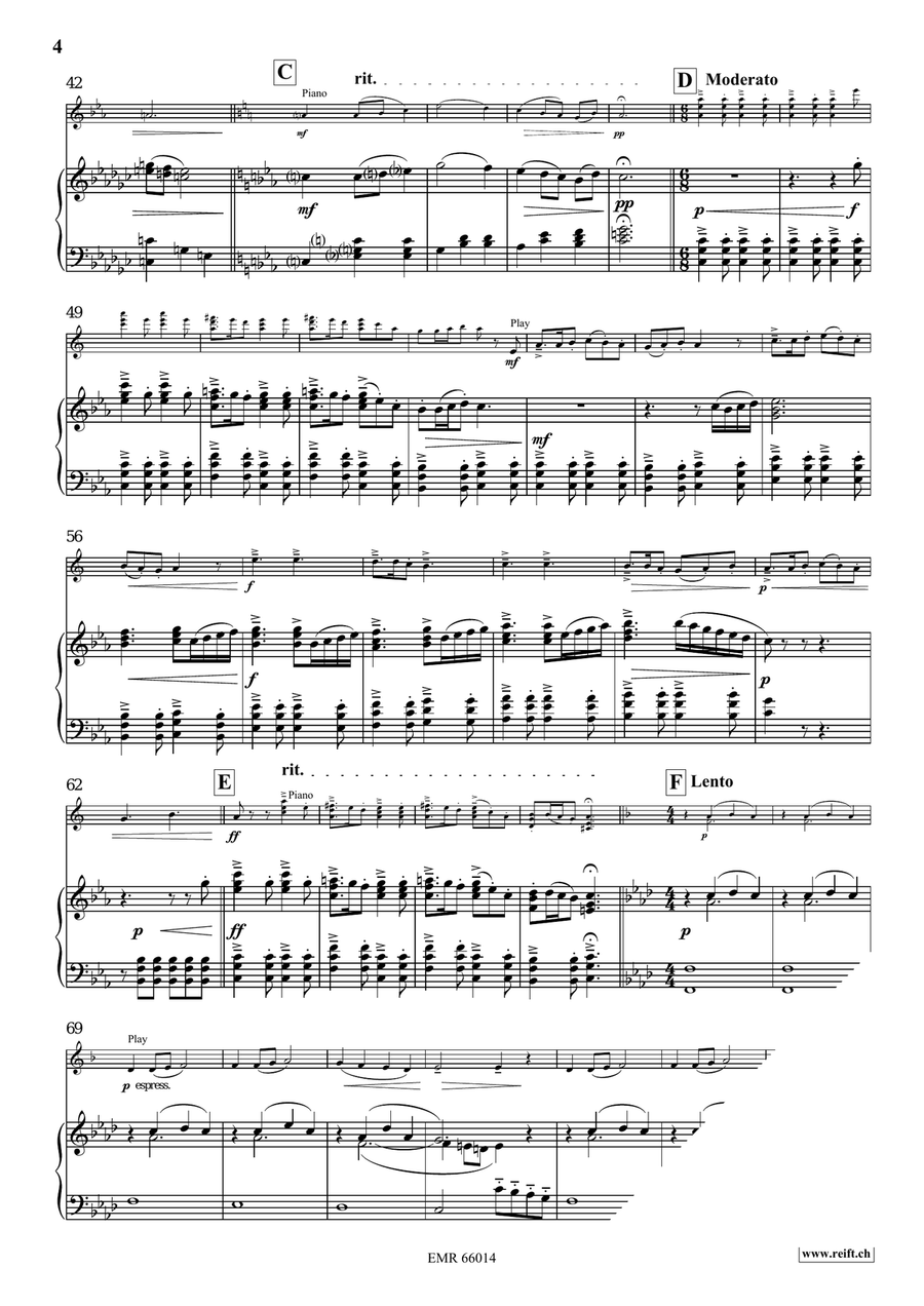 Ancient Dances Ancient Dances Baritone Saxophone scores gallery preview page 6