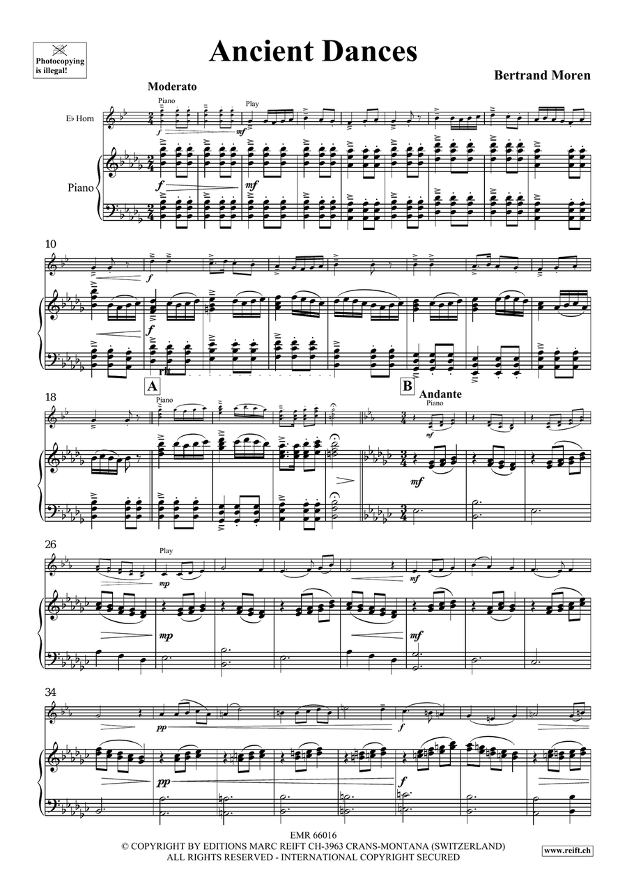 Ancient Dances Ancient Dances Horn scores gallery preview page 5