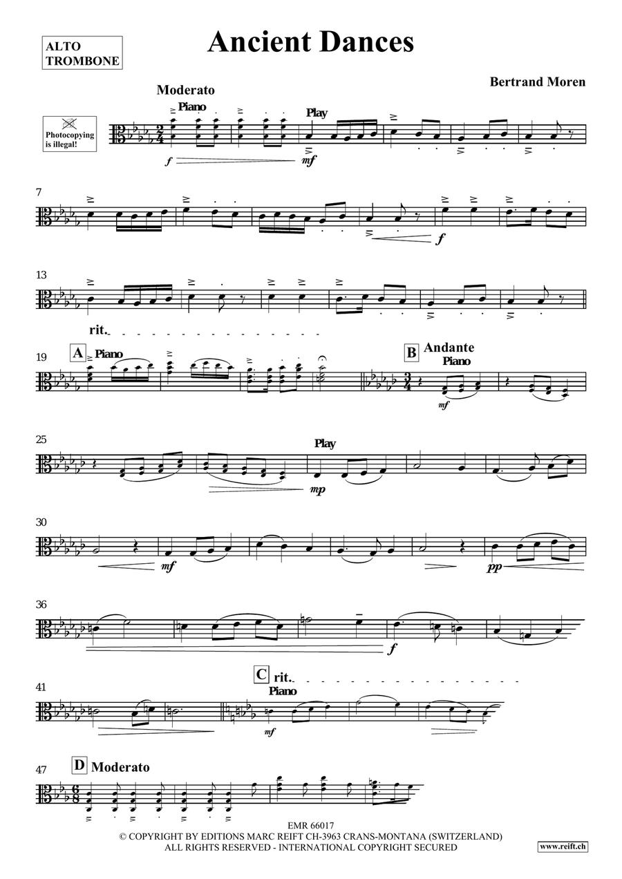 Ancient Dances Ancient Dances Piano Accompaniment scores gallery preview page 4