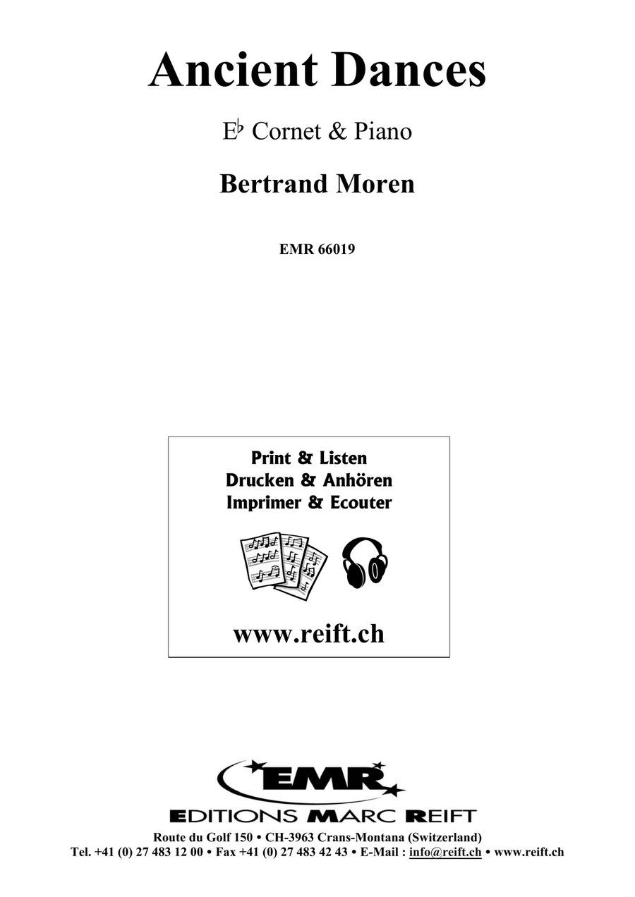 Ancient Dances by Bertrand Moren Cornet - Sheet Music page 2