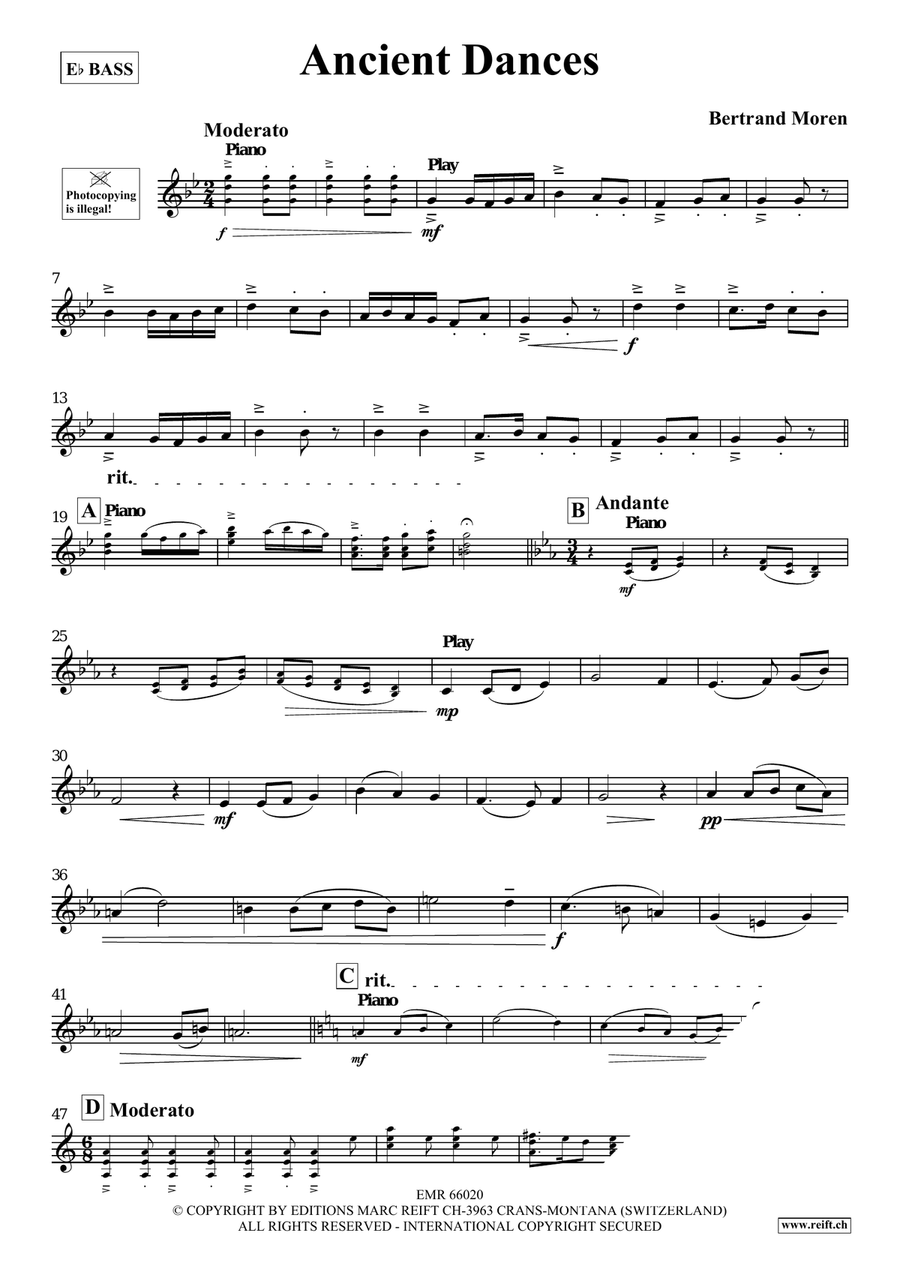 Ancient Dances Ancient Dances Voice Solo scores gallery preview page 4