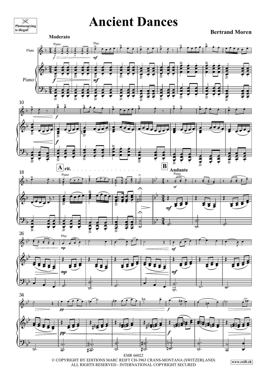 Ancient Dances Ancient Dances Flute Solo scores gallery preview page 5