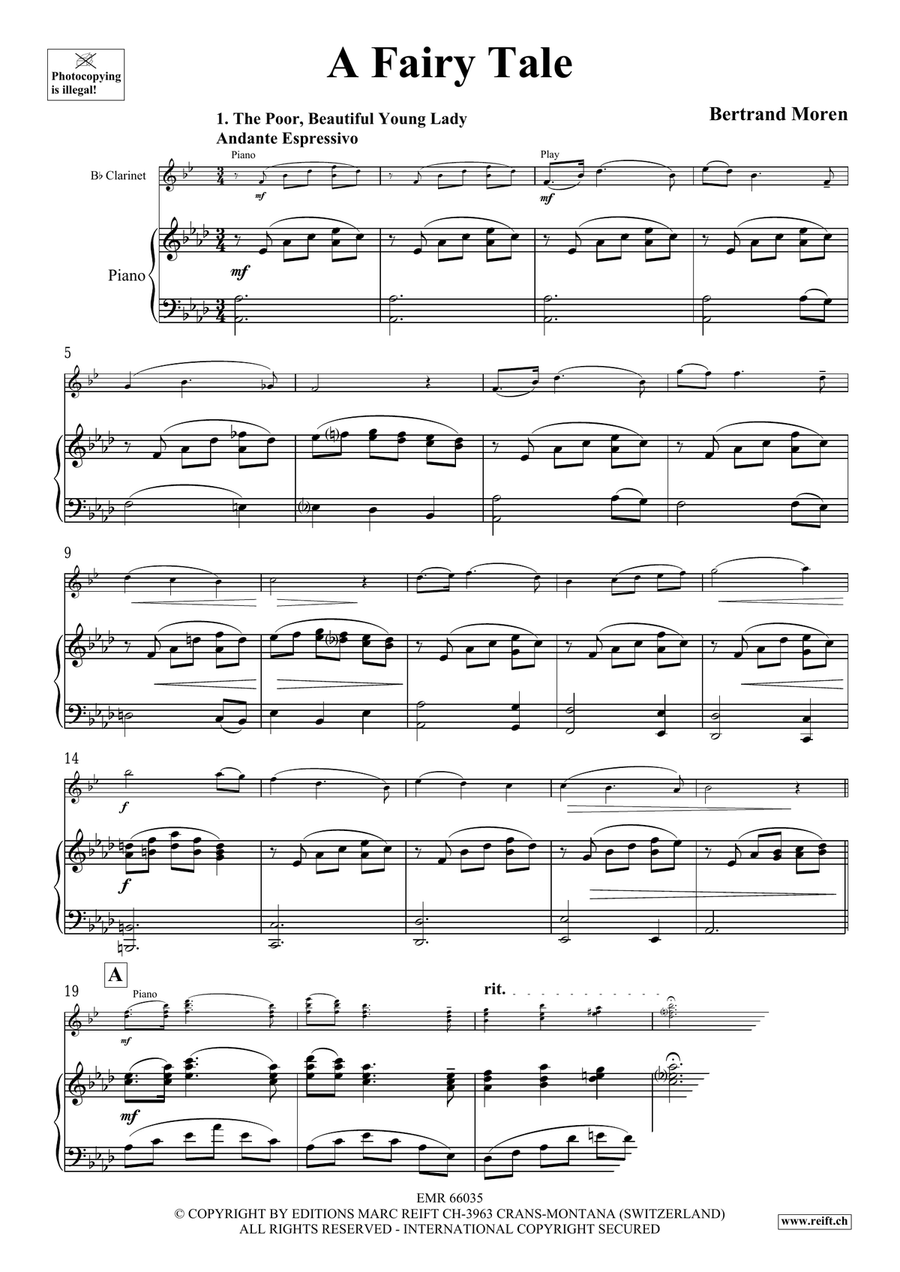 A Fairy Tale A Fairy Tale Clarinet Solo scores gallery preview page 5