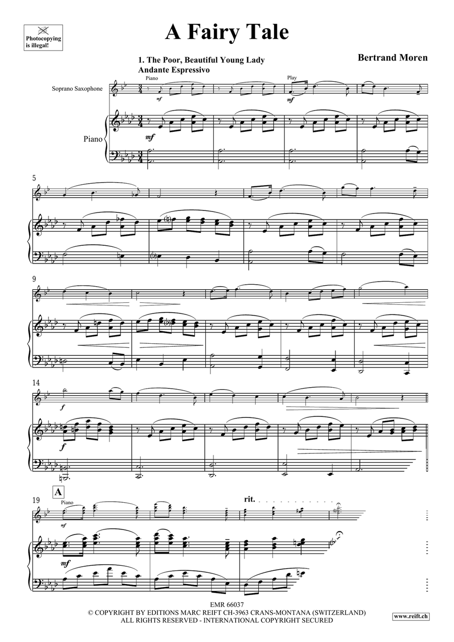 A Fairy Tale A Fairy Tale Soprano Saxophone scores gallery preview page 5