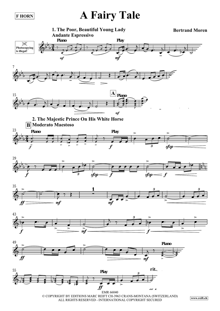 A Fairy Tale A Fairy Tale Horn scores gallery preview page 4
