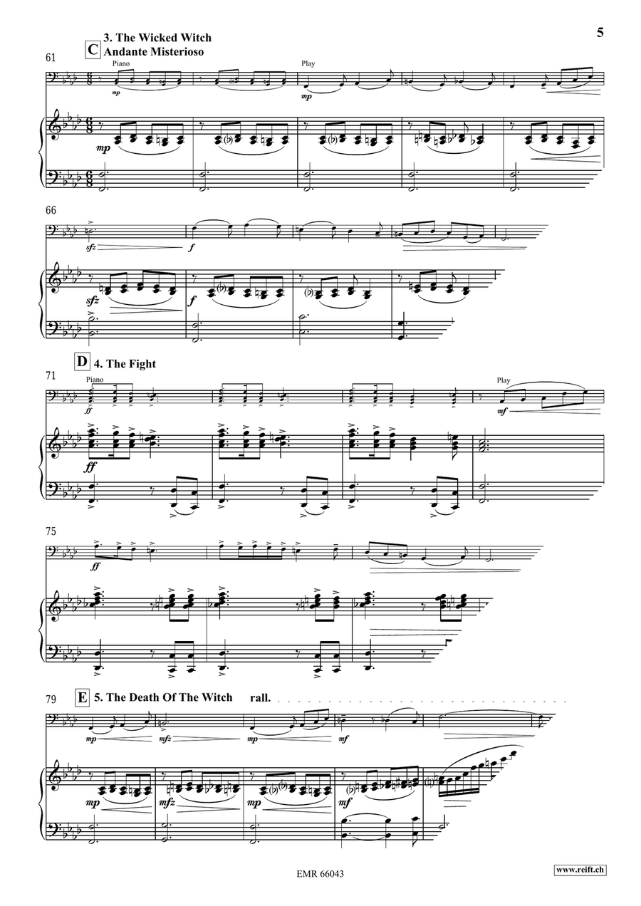 A Fairy Tale A Fairy Tale Bass Trombone scores gallery preview page 7