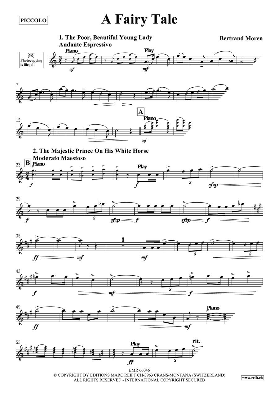 A Fairy Tale A Fairy Tale Piccolo scores gallery preview page 4