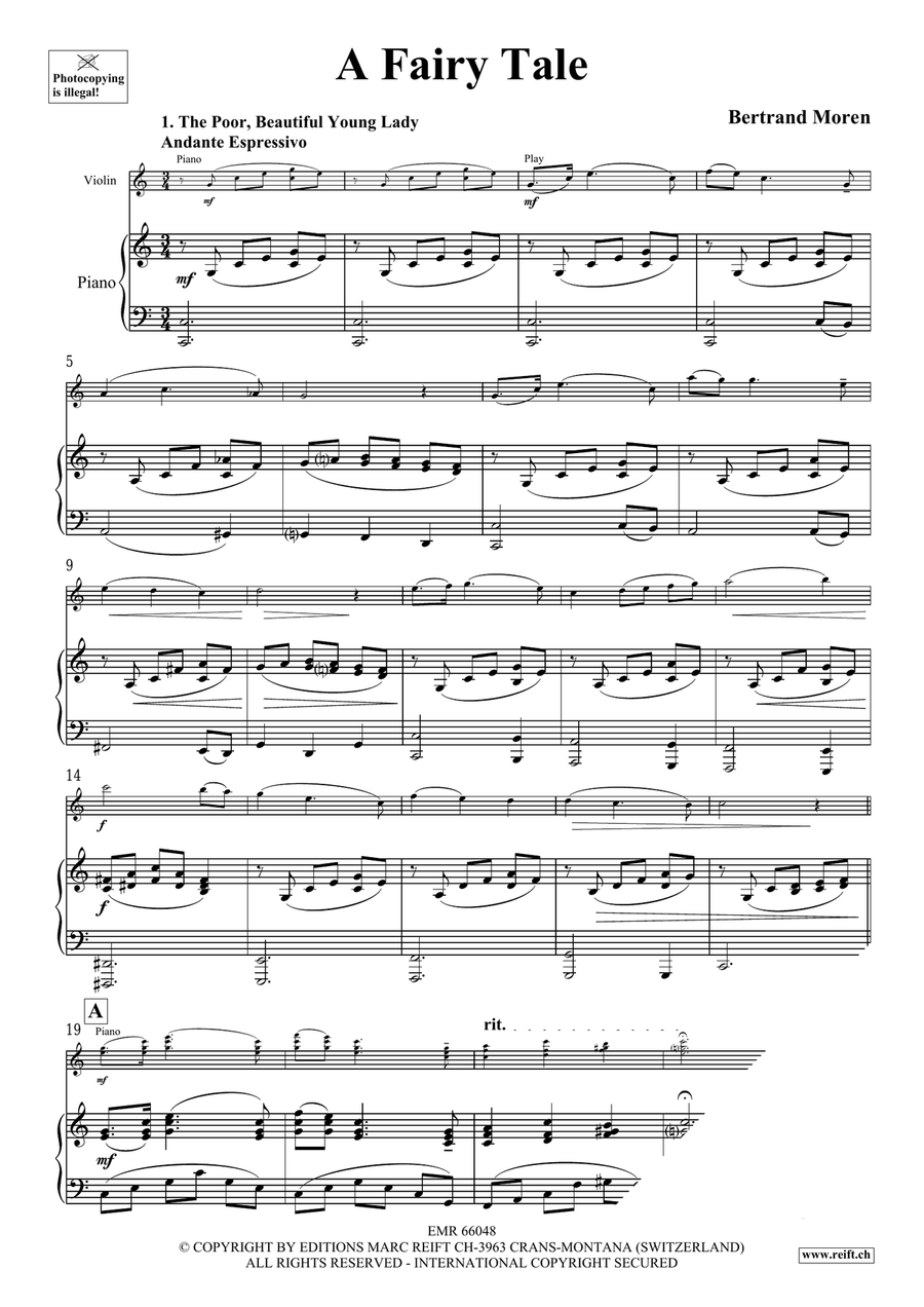 A Fairy Tale A Fairy Tale Violin Solo scores gallery preview page 5