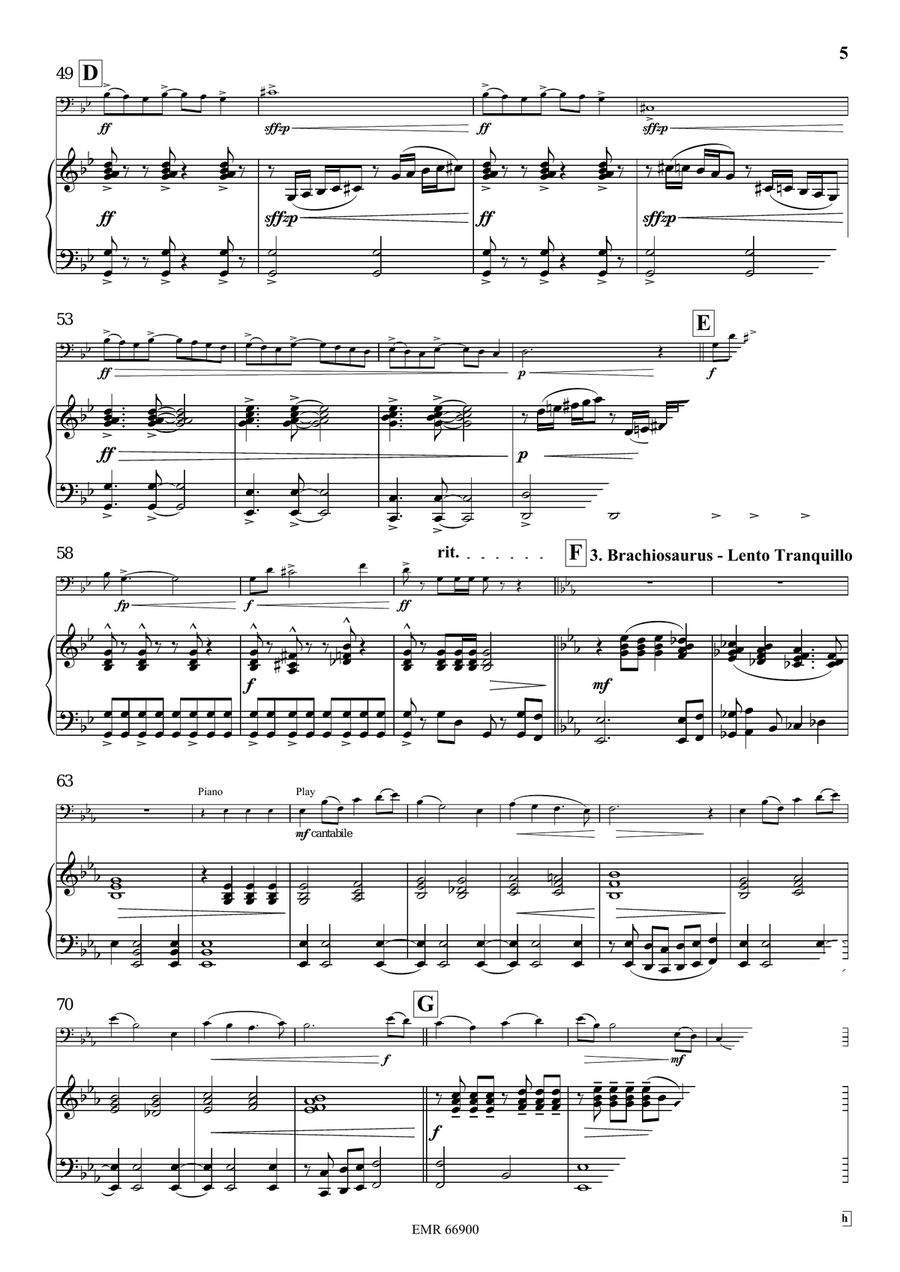 A Jurassic Fantasy A Jurassic Fantasy Bassoon Solo scores gallery preview page 7