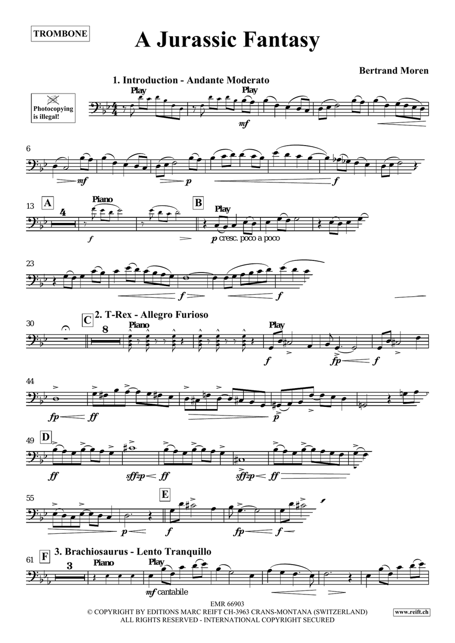 A Jurassic Fantasy A Jurassic Fantasy Piano Accompaniment scores gallery preview page 4