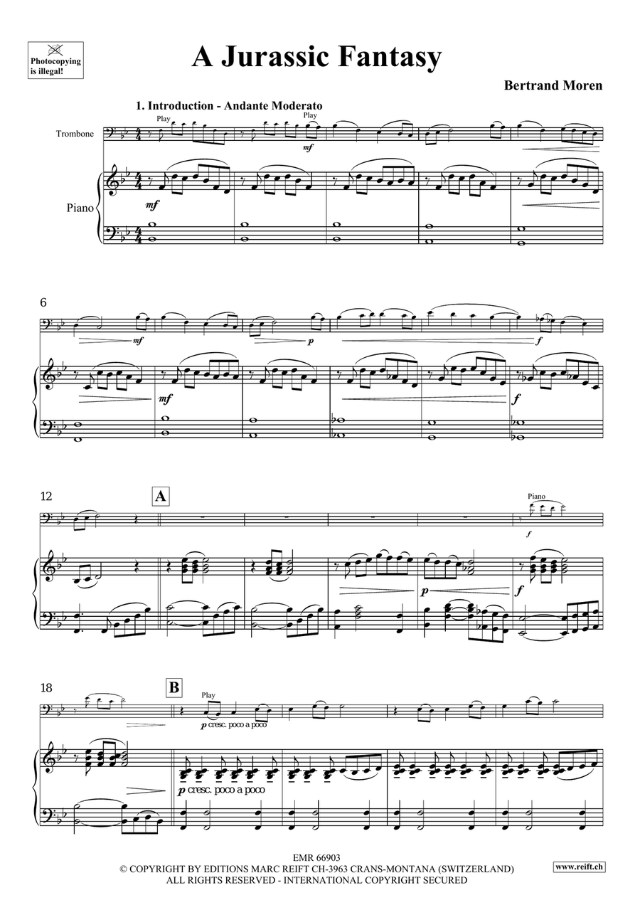 A Jurassic Fantasy A Jurassic Fantasy Piano Accompaniment scores gallery preview page 5