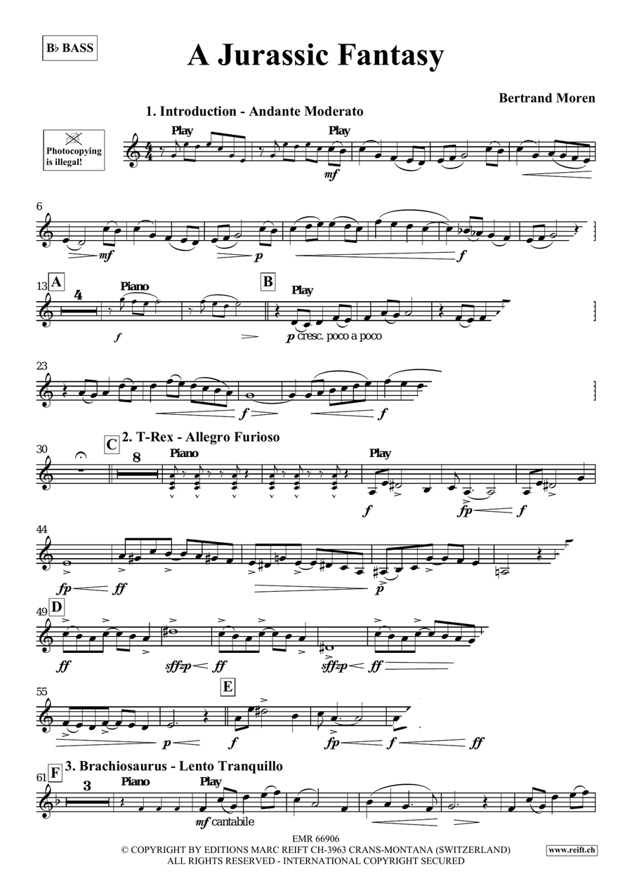 A Jurassic Fantasy A Jurassic Fantasy Voice Solo scores gallery preview page 4