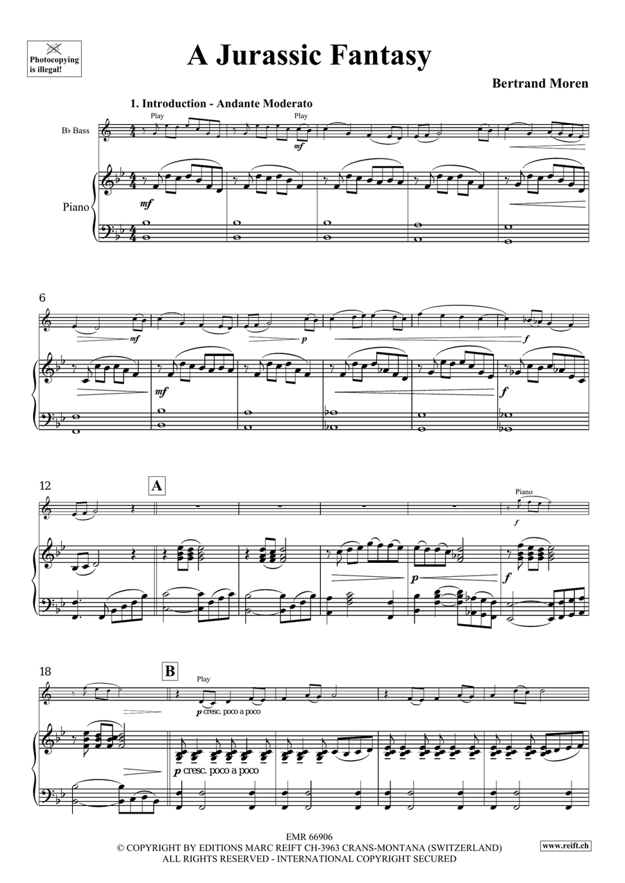A Jurassic Fantasy A Jurassic Fantasy Voice Solo scores gallery preview page 5