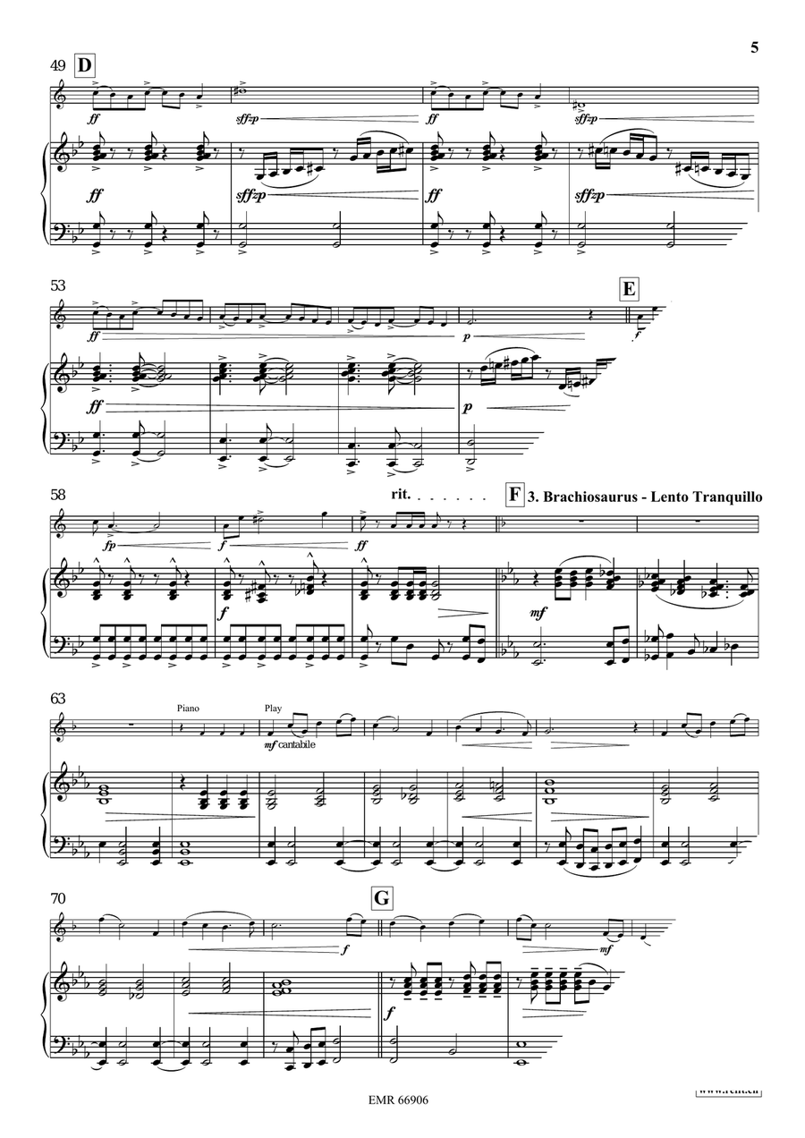 A Jurassic Fantasy A Jurassic Fantasy Voice Solo scores gallery preview page 7