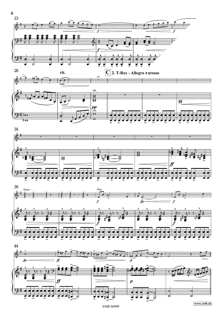 A Jurassic Fantasy A Jurassic Fantasy Violin Solo scores gallery preview page 6