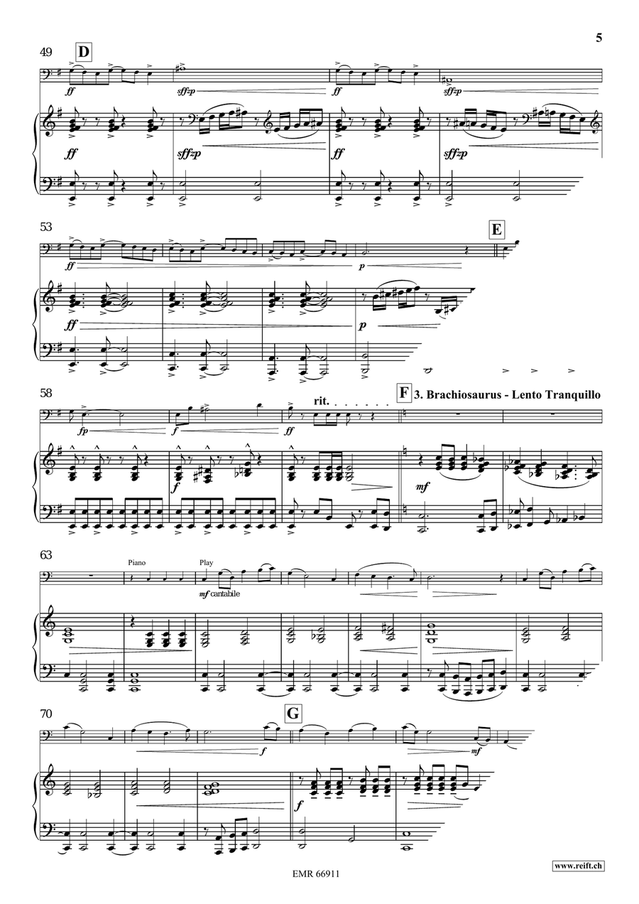 A Jurassic Fantasy A Jurassic Fantasy Piano Accompaniment scores gallery preview page 7