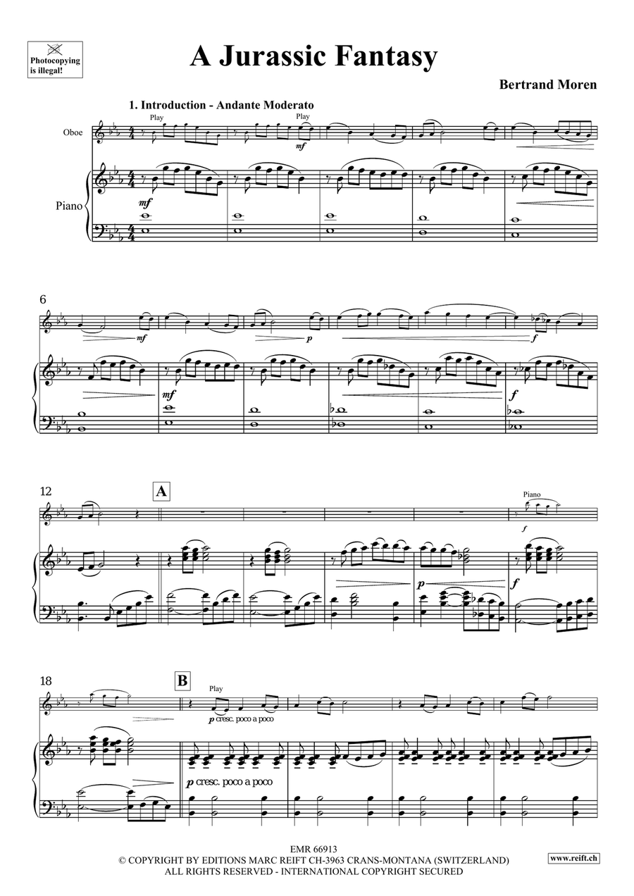 A Jurassic Fantasy A Jurassic Fantasy Piano Accompaniment scores gallery preview page 5