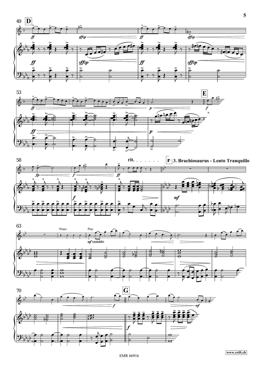 A Jurassic Fantasy A Jurassic Fantasy Soprano Saxophone scores gallery preview page 7