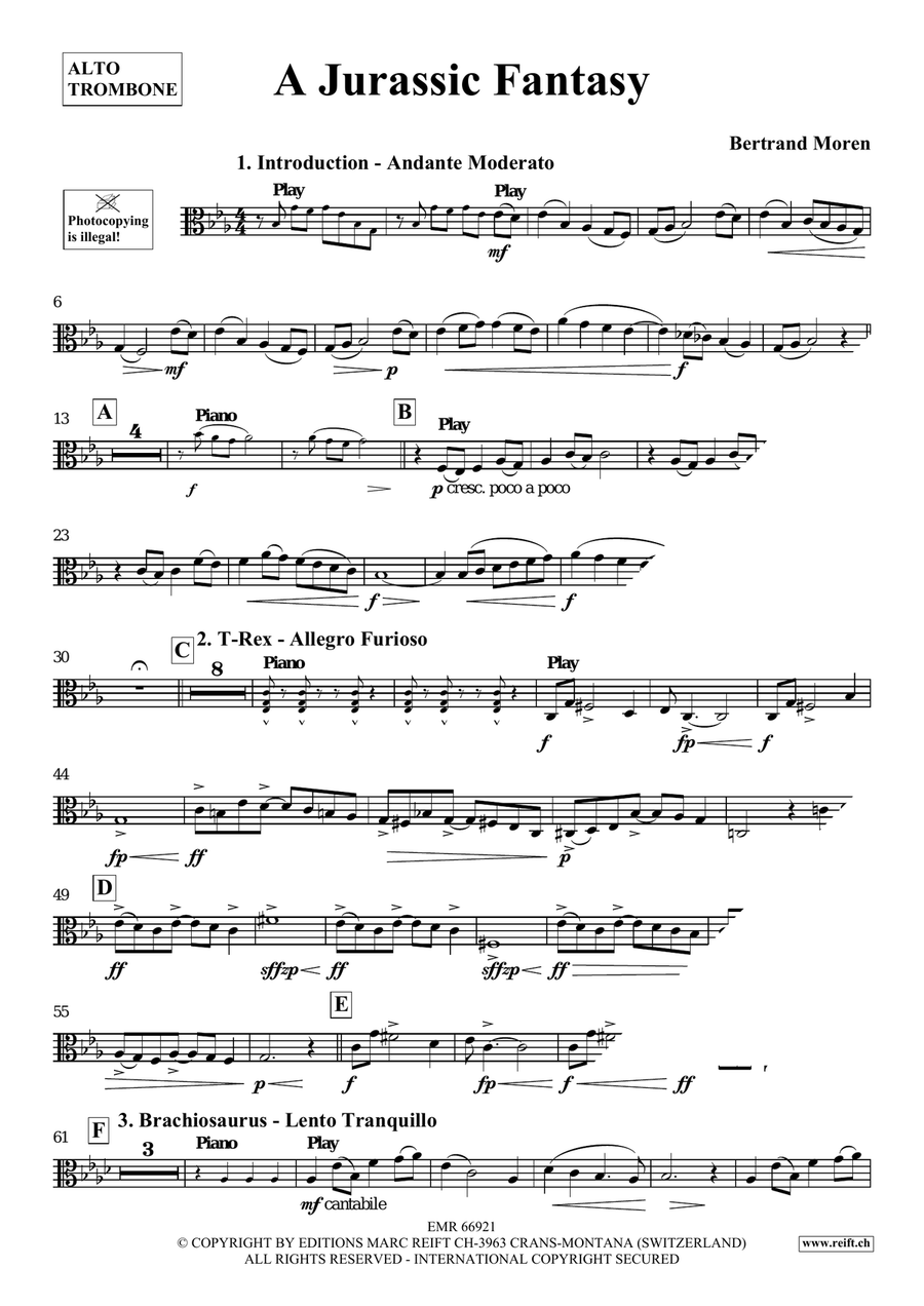 A Jurassic Fantasy A Jurassic Fantasy Piano Accompaniment scores gallery preview page 4